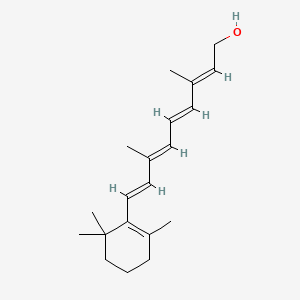 NIH PubChem의 검증된 all-trans-retinol 2D 구조식